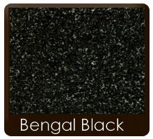 Plan-de-Travail-974.com - Plan de travail cuisine en granit coloris Bengal Black