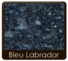Plan-de-Travail-974.com - Plan de travail cuisine en granit coloris Bleu Labrador