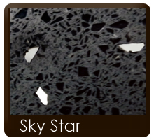 Plan-de-Travail-974.com - Plan de travail en Quartz coloris Sky Star